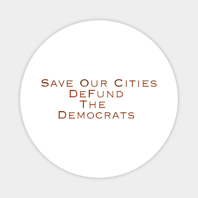 Save Our Cities Magnet by Colveraft Designs